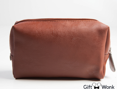 Leather toiletry bags never go out of style for father's day