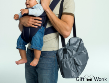 A diaper bag is a great gift for new dad for Father's Day