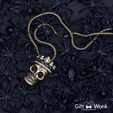 Halloween Gifts for Girlfriends - Skull Halloween Necklace